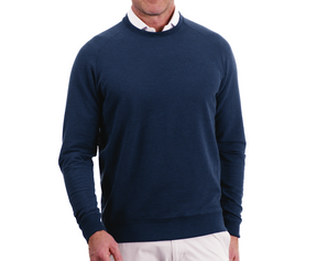 Men's Dark Blue Crewneck Sweater | Holderness & Bourne Men's Dark Blue Crewneck Sweater | Holderness & Bourne