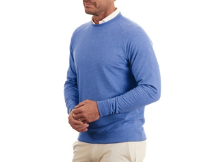 The Kennedy Pullover: Heathered Oxford