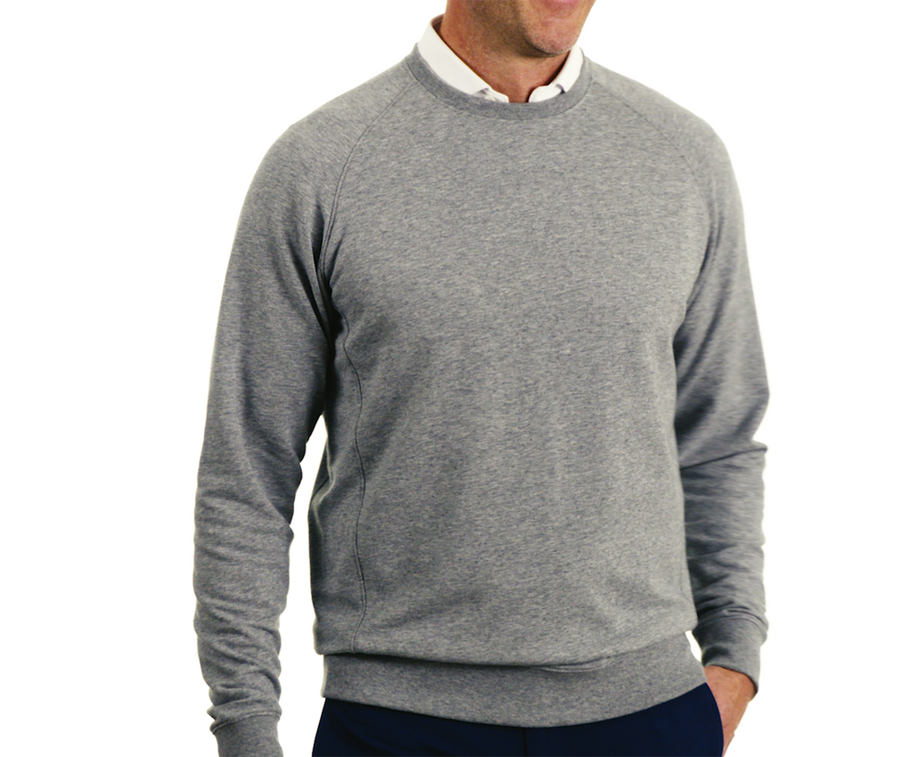 Men's Gray Crewneck Sweater | Holderness & Bourne Men's Gray Crewneck Sweater | Holderness & Bourne