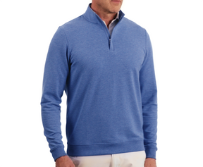 The Harper Pullover: Heathered Oxford