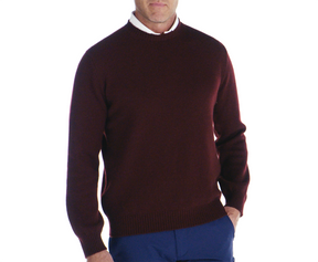 The Berwick Sweater: Dark Claret