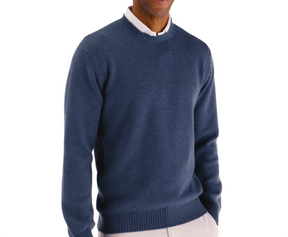 The Berwick Sweater: Heathered North Sea