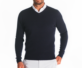 The Stableford Sweater: Navy