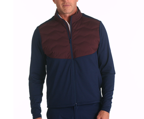 The Brodie Jacket: Navy & Dark Claret