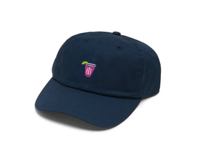 The Lightweight Cotton Hat: Navy with Transfusion Icon