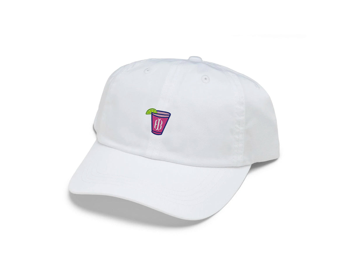 The Lightweight Cotton Hat: White with Transfusion Icon