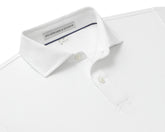 Folded Holderness and Bourne mens white polo shirt.