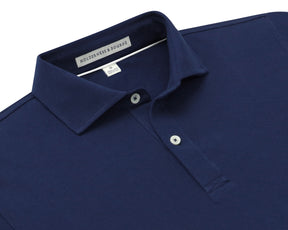 Holderness & Bourne Men's Navy Blue Polo Shirt 