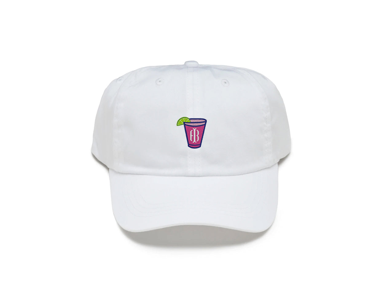 The Lightweight Cotton Hat: White with Transfusion Icon