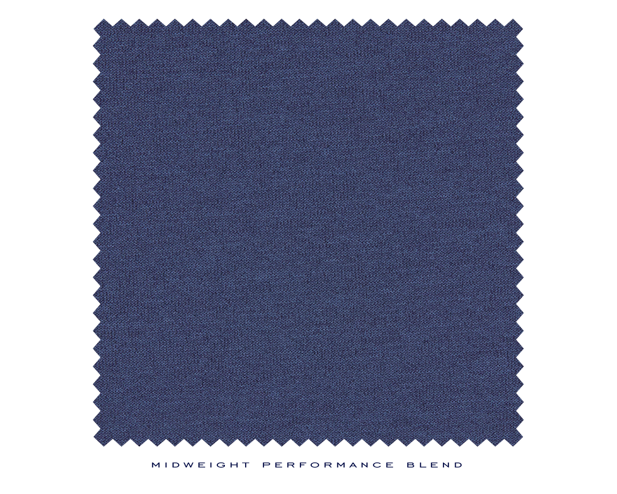 Close up shot of mens navy crewneck material from Holderness and Bourne.